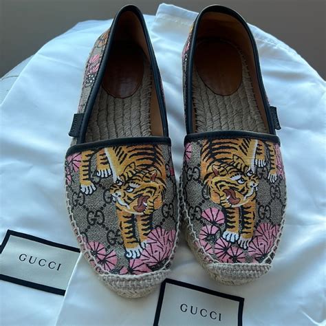 gucci bengal tiger loafers